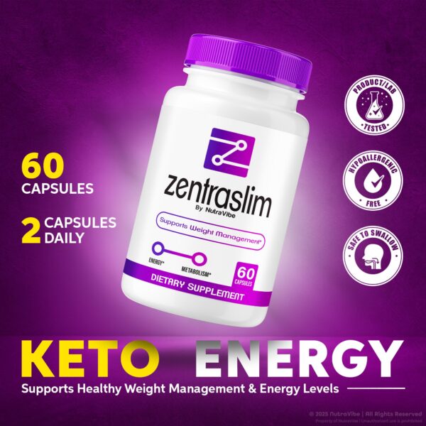 Zentraslim cápsulas en botella