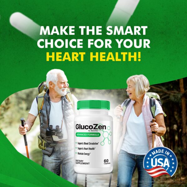 Conjunto de frascos GlucoZen y cápsulas