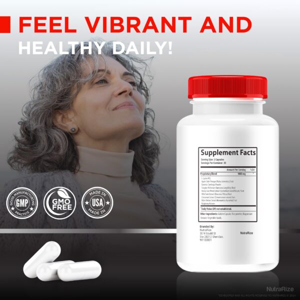 Suplemento Glyco Sync NutraRize para salud, energía y bienestar