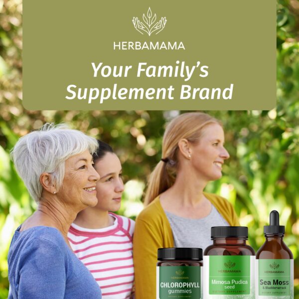 Cápsulas Herbamama Mimosa pudica para detox y salud intestinal