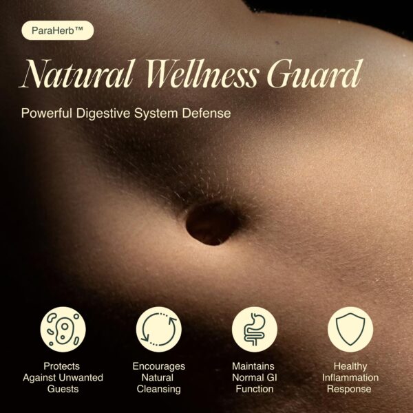 Etiqueta frontal ParaHerb Limpieza Intestinal Detox