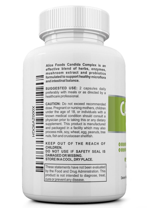 Etiqueta detallada Alice Foods Complejo Balance