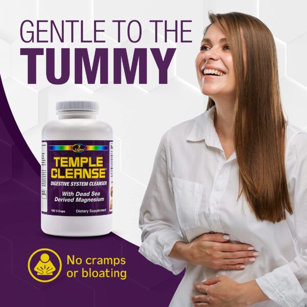 Formato capsule Temple Cleanse limpia y detoxifica el colon