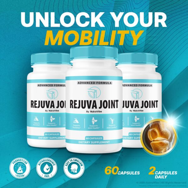 Rejuva Joint suplemento para flexibilidad y comodidad articular