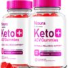 Gomitas noura keto acv nutrarize paquete frontal
