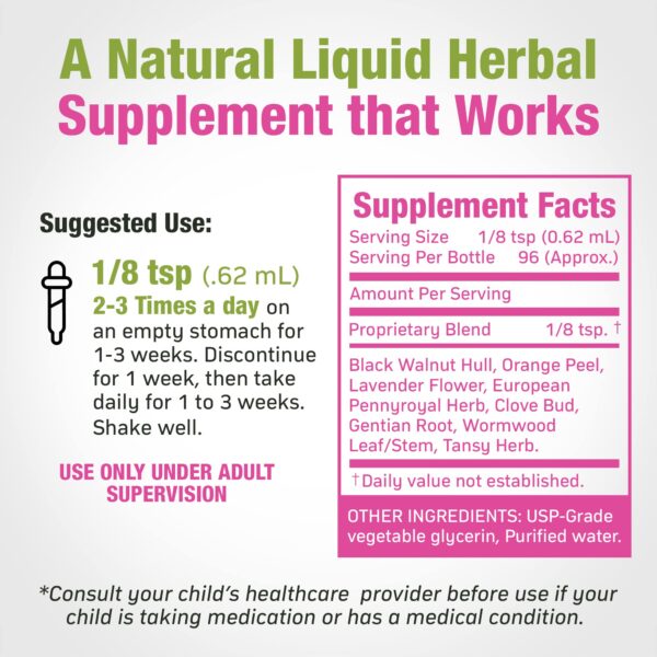 Suplemento herbal líquido detox para niños Cedar Bear 60 ml