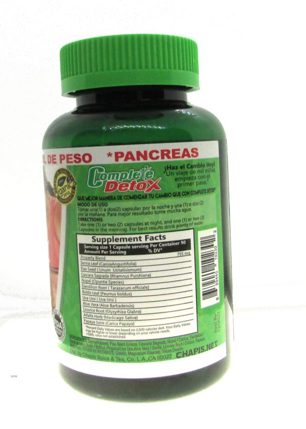 envase detox completo orgánico chapis