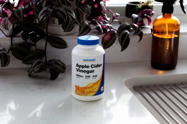 Nutricost cápsulas vinagre de sidra para salud digestiva y metabólica