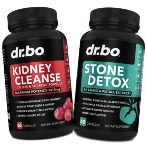 Suplemento desintoxicación renal Dr. Bo cápsulas para limpieza de piedras