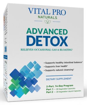 Vital Pro Naturals detox avanzado paquete 56 cápsulas veganas