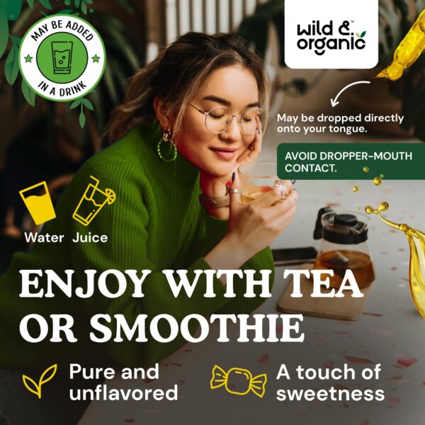 Suplemento de limpieza Wild & Organic Cleavers en botella