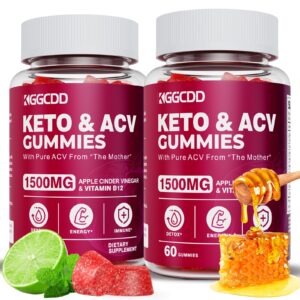 Paquete doble gomitas Keto ACV 1500MG KGGCDD 120 unidades