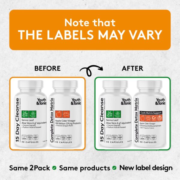 Kit detox CandEase Matrix con vinagre de manzana y cromo natural