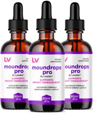 Moundrops Pro frascos de fórmula líquida para energía y fitness