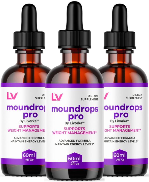 Moundrops Pro frascos de fórmula líquida para energía y fitness