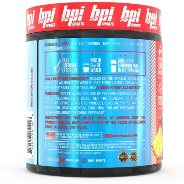 Suplemento BPI Sports CLA para músculo magro y metabolismo