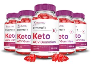 Paquete de 5 gomitas Xtreme Fit Keto ACV sabor manzana