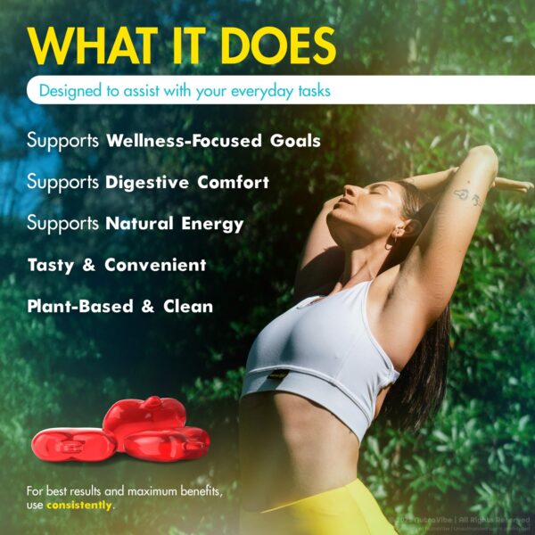 Detalle de etiqueta Teniva ACV Gummies