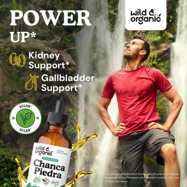 Extracto natural de chanca piedra para riñón y vesícula Wild Organic