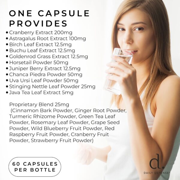 Daily Defense suplemento detox 60 caps envase