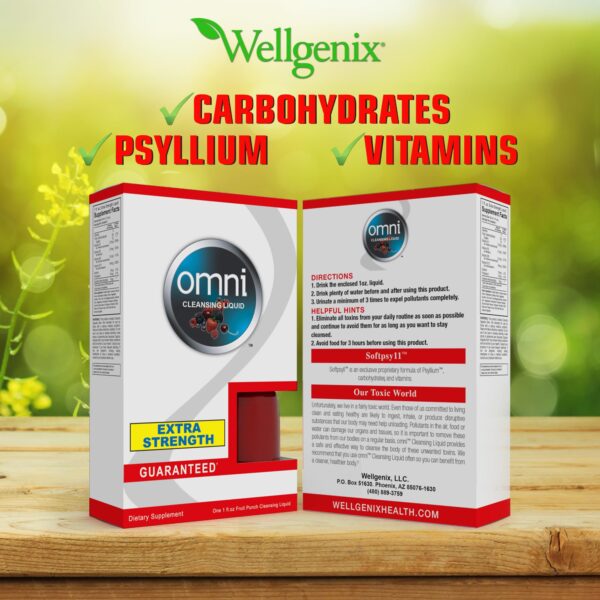 Bebida detox wellgenix omni paquete 2 botellas