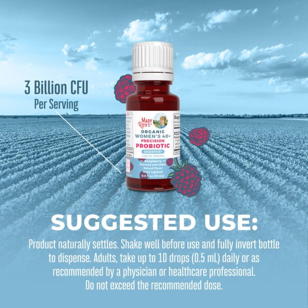 MaryRuth gotas digestivas y linfáticas frambuesa presentacion varios frascos