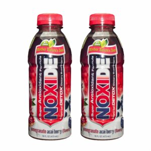 Bebida NOXIDE detox natural con cúrcuma granada y acai