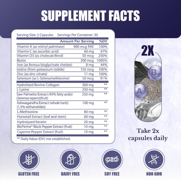 Detalle de ingredientes del envase