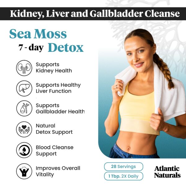 Ingredientes naturales detox musgo marino Atlantic Naturals