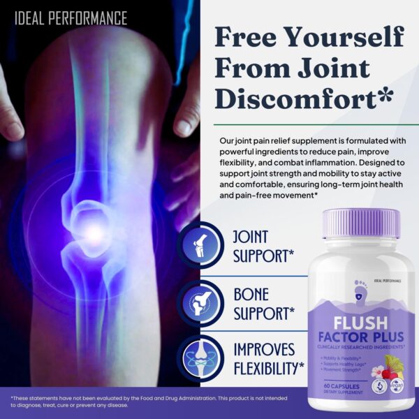 Flush Factor Plus fórmula avanzada para piernas saludables