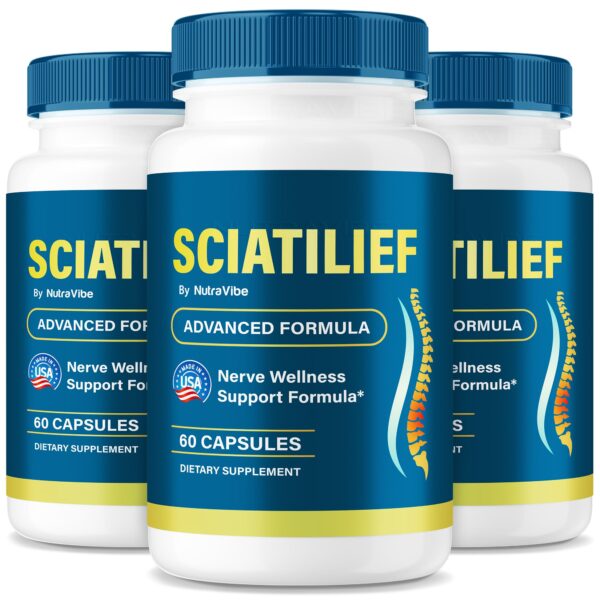 Frasco de Sciatilief cápsulas