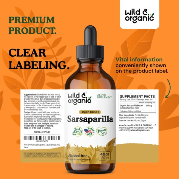 Extracto vegano zarzaparrilla natural sin azúcar ni alcohol