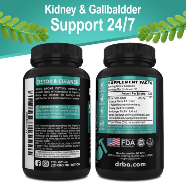 Suplemento limpieza renal y vesícula Stone Breaker 60 cápsulas