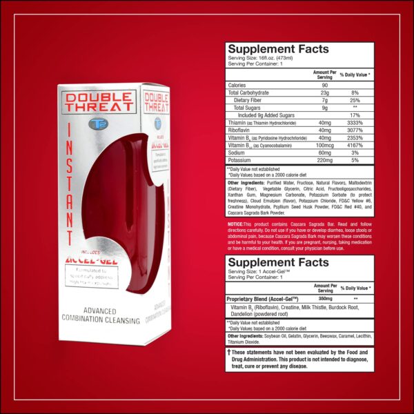 Gel Accel incluido en Strip Double Threat para detox