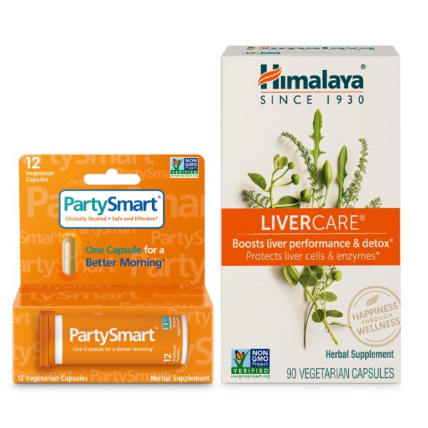 Pack Himalaya PartySmart y LiverCare para limpieza hígado