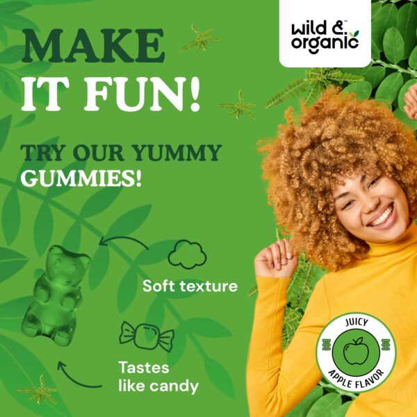 Gomitas veganas Wild & Organic limpieza cálculos renales