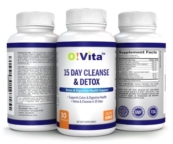 Fórmula natural O!VITA detox y limpieza digestiva