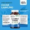 Cápsulas naturales para desintoxicación de alcohol Wild & Organic