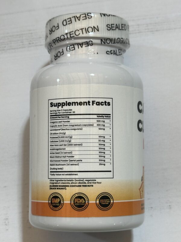 Botella Limpiador Cándida junto a caja