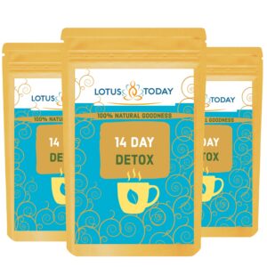 Té detox aloe vera paquete 40 bolsas lotustoday