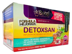 Caja de té Detoxsan Total Detox 24 bolsitas para desintoxicación