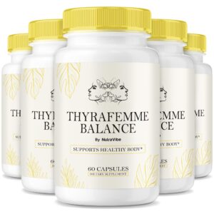 Frasco ThyraFemme Balance con etiqueta frontal