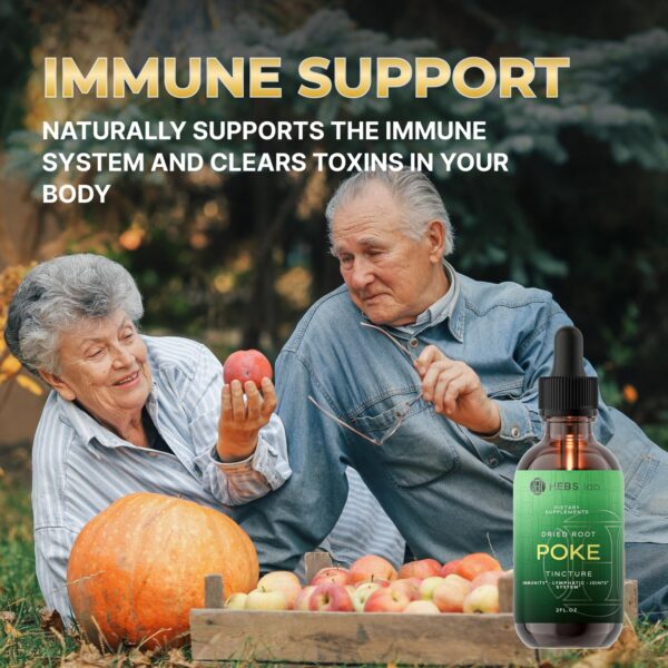 Gotas de extracto de raíz de poke para detox y relajación muscular