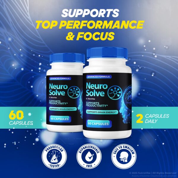 Etiqueta de ingredientes Neuro Solve