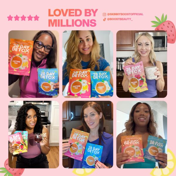 Pack té detox 28 días hibisco baya natural