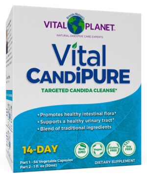 Kit limpieza intestinal Vital CandiPURE Vital Planet caja frontal