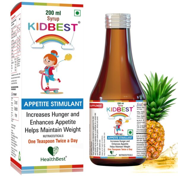 Frasco HealthBest Kidbest jarabe infantil