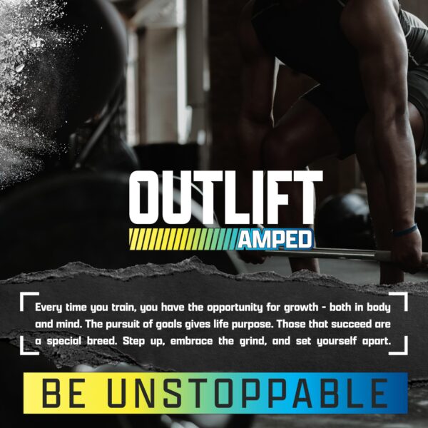Etiqueta nutricional de Outlift Amped