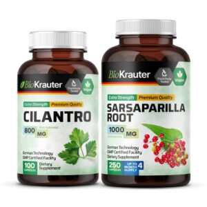 Suplemento BIO KRAUTER cilantro y zarzaparrilla cápsulas