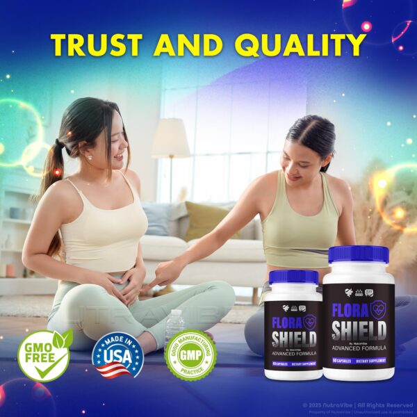 Detalle de etiqueta Flora Shield Detalle de etiqueta Flora Shield